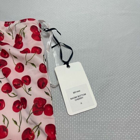 NWT Beth Richards Revolve Naomi Cherry One Piece One Shoulder Bathing Suit Small - Picture 4 of 11